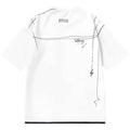 230g Weight,spandex and Polyester Round-neck Top with Clean Pattern,oversized Loose Fit T-shirt Suitable for Summer Wear