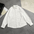 Men's Casual Long Sleeve Shirt Solid Color